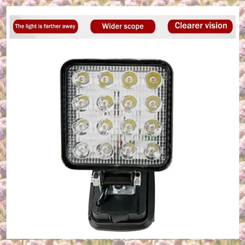 

-FTGT 4 Inch LED Work Light LED Shop Light LED Site Work Light For 18V Battery Battery Power