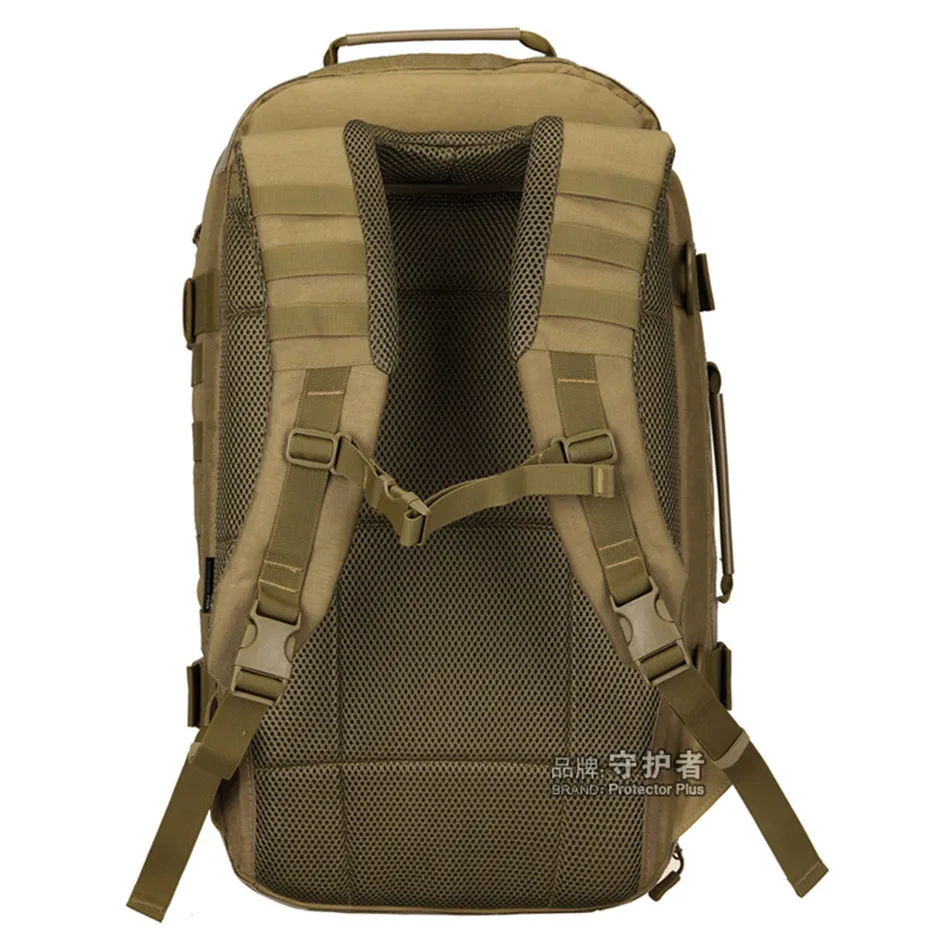 55L Outdoor Special Forces Military Tactical Backpack Molle Bag Army Fan 1000D Waterproof Mountain Hiking Camping Tavel Knapsack