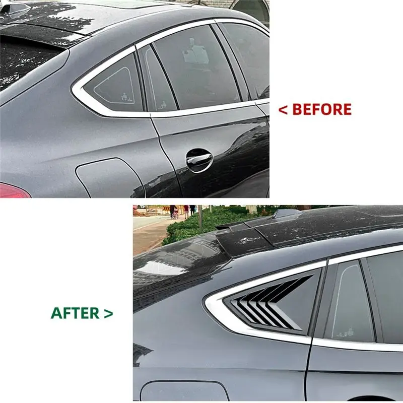 النافذة الخلفية كوة غطاء الكسوة الجانب تنفيس مصراع لسيارات BMW X6 G06 2019-2025 المثلث الخلفي نافذة الظل الملحقات #5