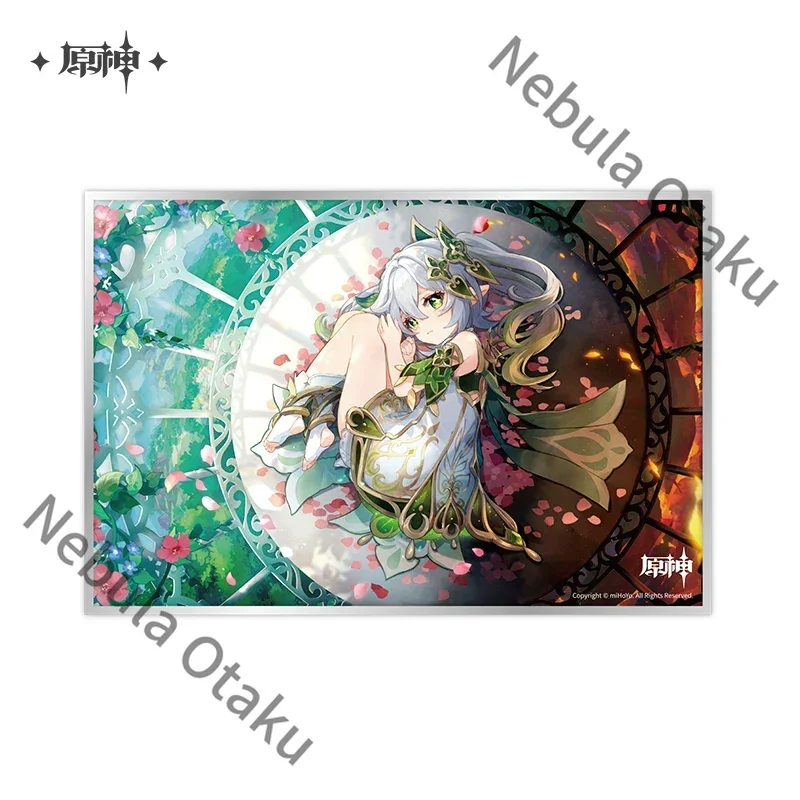 Genshin Impact Flins Gaming Wanderer Nahida Columbina Acrylic Colored Paper Color Sheet Cosplay Official Legal Copy Gifts Anime