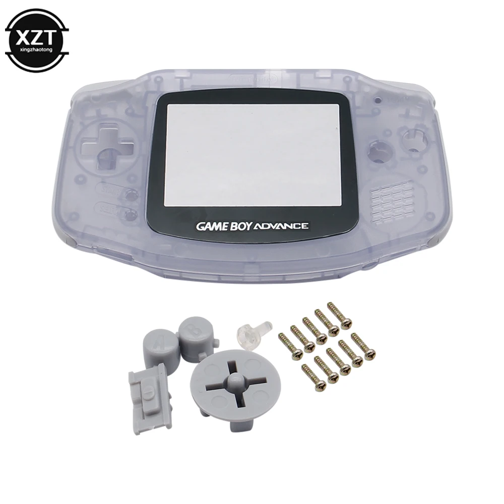 Carcasa colorida para Nintendo Gameboy GBA, carcasa dura con reemplazo de lente de pantalla, kit de carcasa para Gameboy Advance, nueva