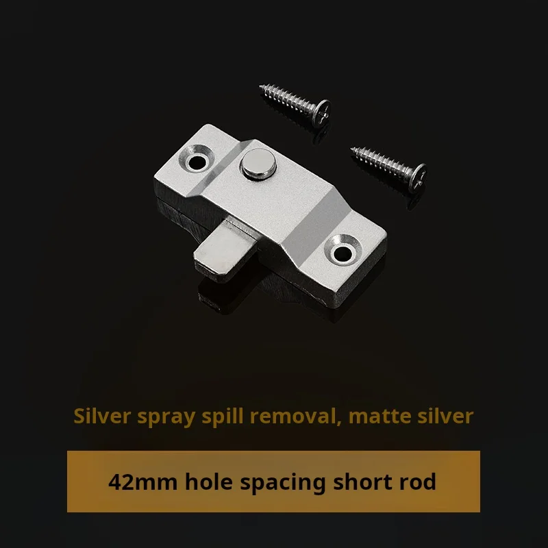 

Folding Window Bolt Lock Bathroom Sliding Door Surface Bolt Balcony Window Security Latch Glass Door Accessory