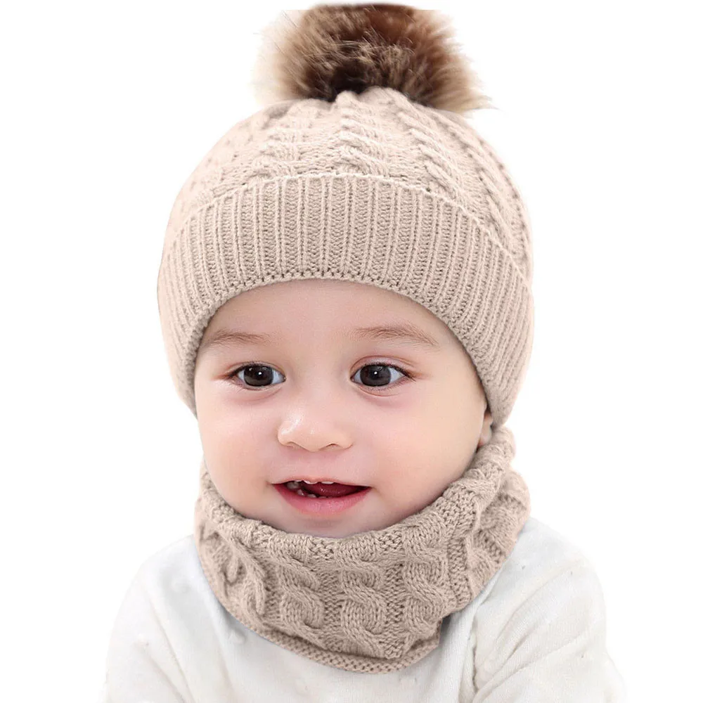 Set Cap+Scarf Warm Winter Baby Boy Book Announcement Board for New Baby Baby Books for Girls Baby Grooming Set Twin Baby Items