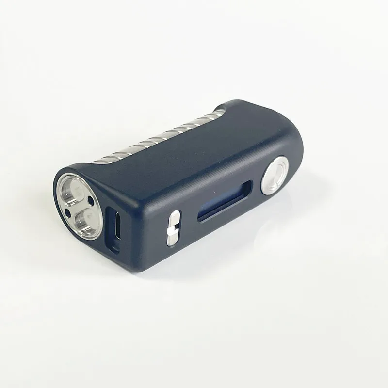 صندوق ستراتوم Mod Stratum V6S Style DNA 60C أصلي Chipest VW Box Mod أسود غير لامع POM/Peek/Ultem/ألومنيوم عالي الجودة