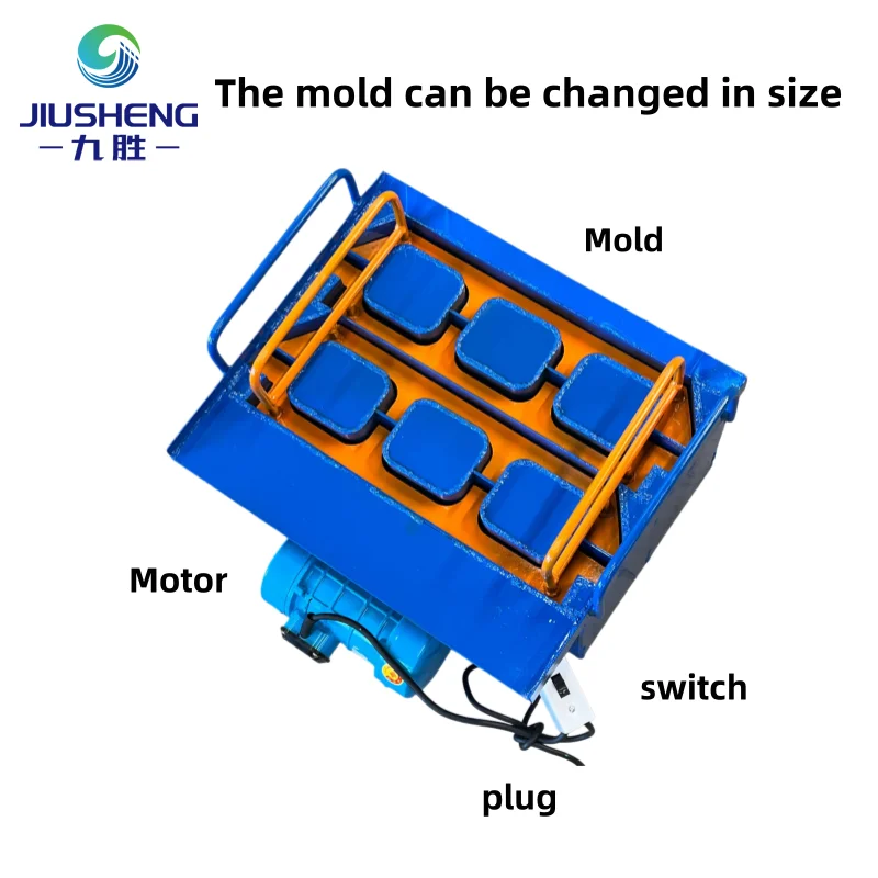 Portable 1-45 Manual Cement Block Mould, Simple Design For Home Construction And Small-scale Building Works