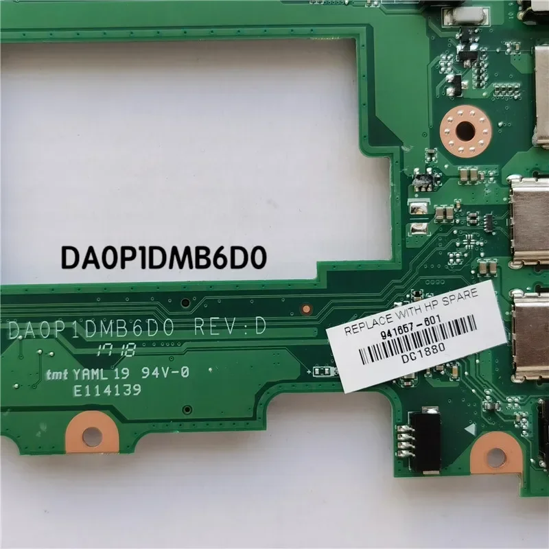 Материнская плата для ноутбука HP 14-BS TPN-Q186 246 G6 DA0P1DMB6D0 941657 -001 941657 -601 Материнская плата, 100% протестирована, полностью работает
