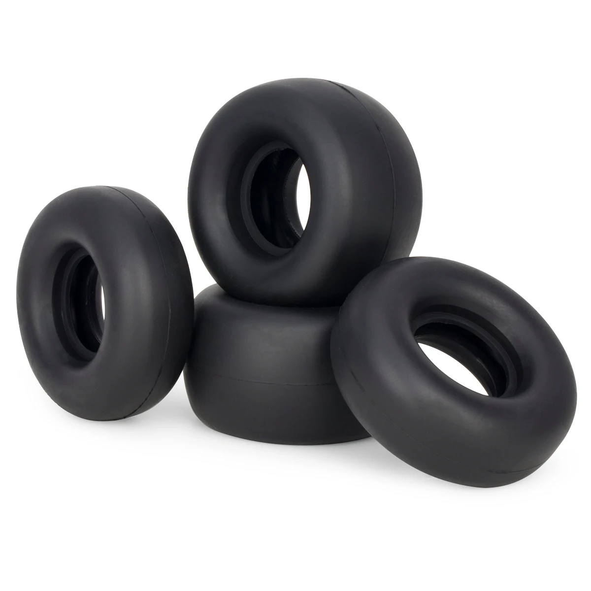 4 szt. Gumowe opony koła z gąbką wyciszającą do Tamiya Frog Sand Scorcher Grasshopper Hornet 1/10 Buggy Car Upgrade