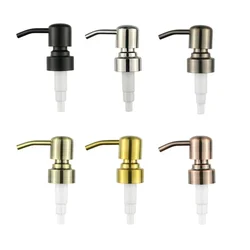 Soap Pump Liquid Lotion Dispenser Head Nozzle 304 Stainless Steel Plastic Bathroom Liquid Soap Shampoo Dispenser Accessories