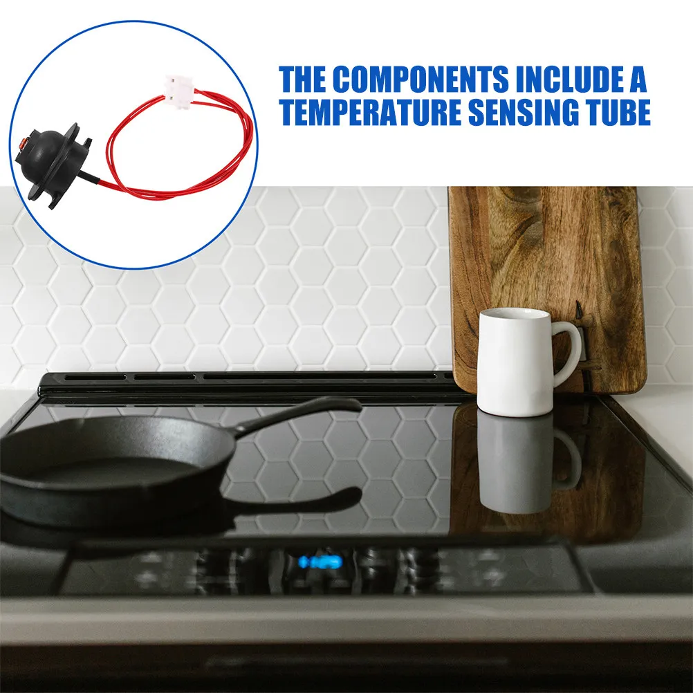 2Pcs Induction Cooker Thermal Sensor Set Responsive Temperature Detection Easy Install Cooktop Surface Sensor Spare Parts Kit