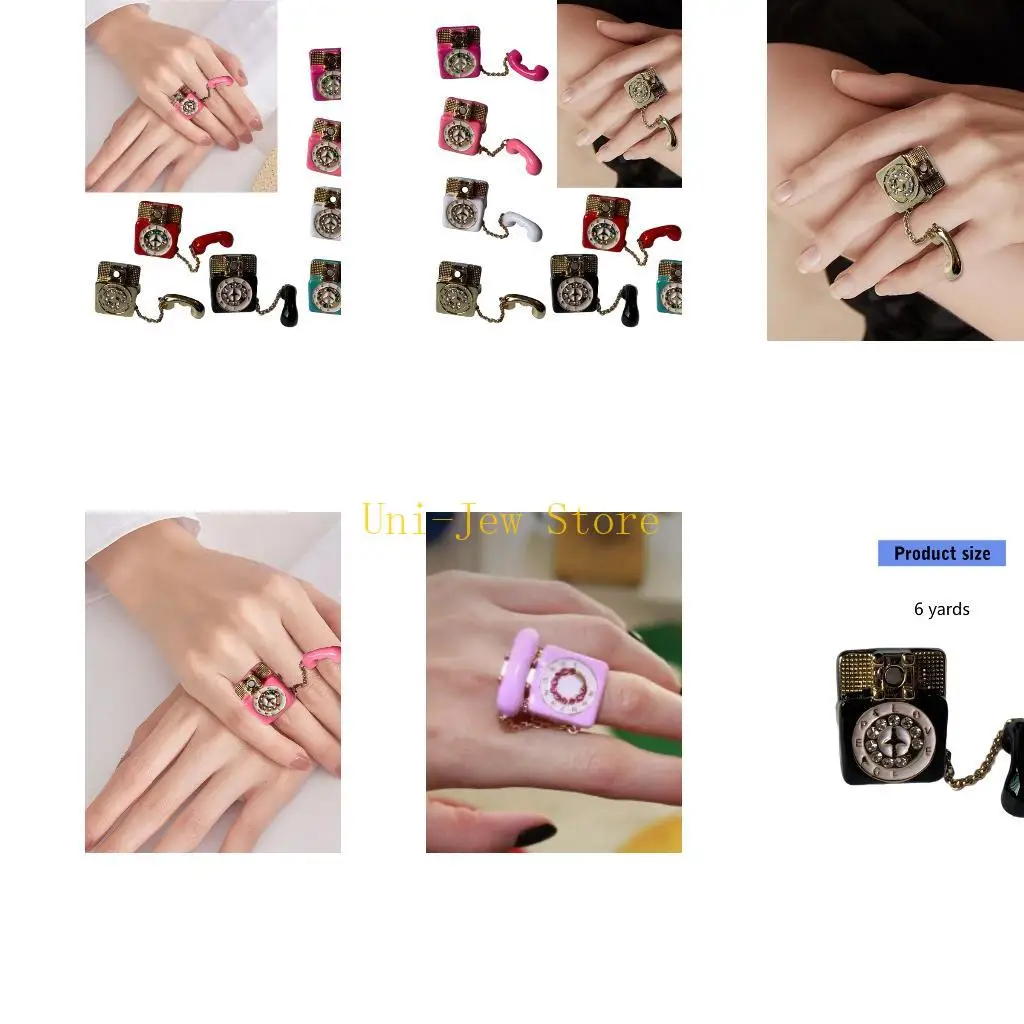 40 جيجابايت فريدة من نوعها مغناطيسي إغلاق مينا خمر الهاتف خاتم الجذاب هدية المجوهرات لها