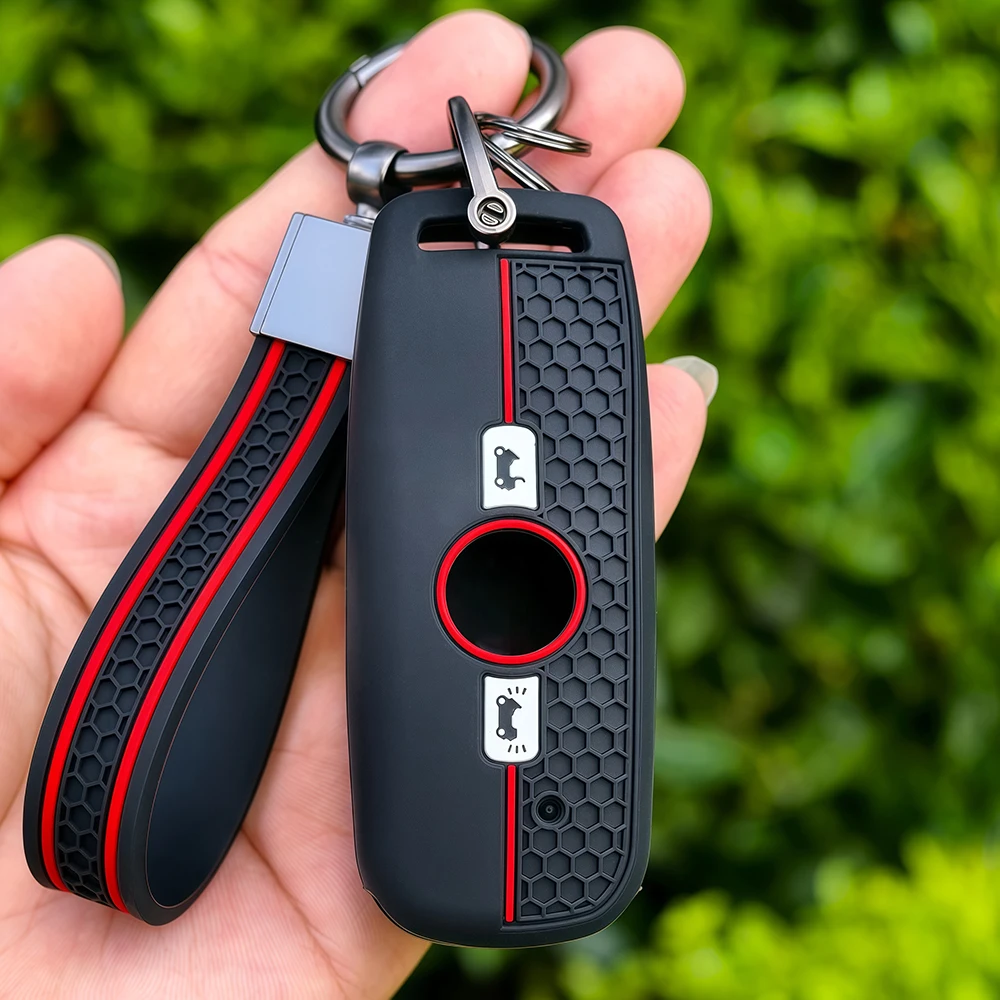 Keychain For Honda Goldwing 1800 2018 2019 2020 GL 1800 Gold Wing GL1800 Motorcycle Silicone Key Shells Key Case Key Protection