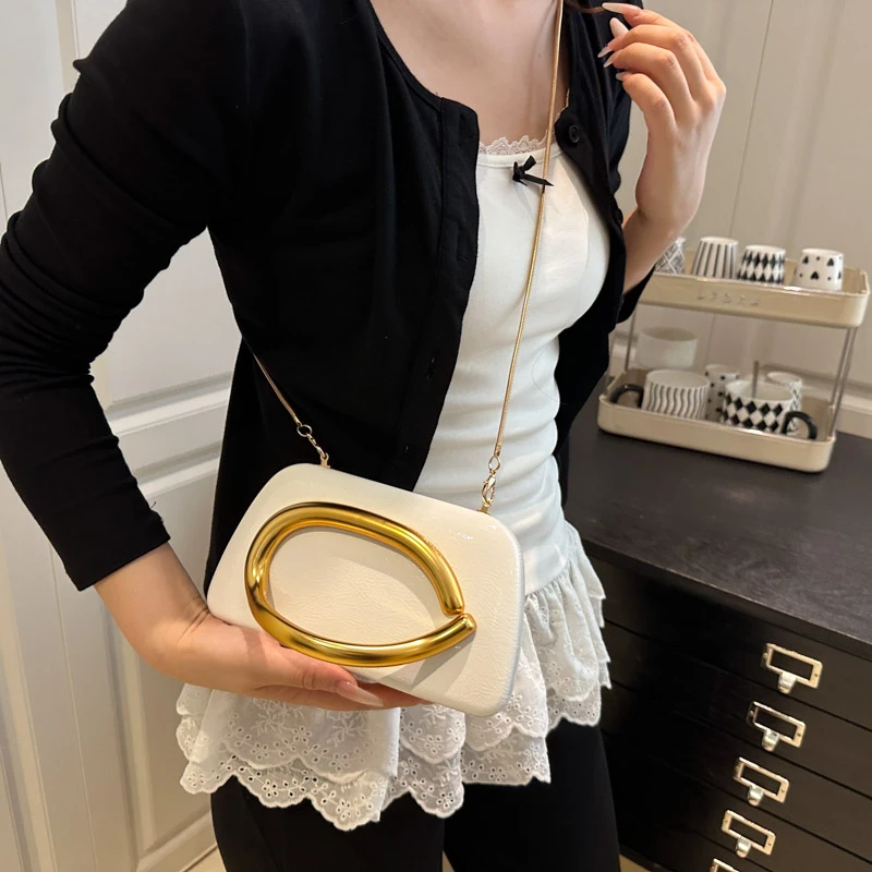 

Luxury Brand Leather Messenger Bag Crossbody Style, Ladies Shoulder Handbag Popular Classic Elegant With Detachable Strap