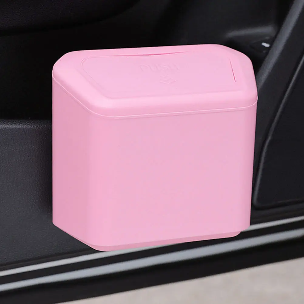 

2Pcs Car Trash Can Portable Hanging Automotive Garbage Bin Door Backseat Storage Container Small Car Trash Holder Odor Proof