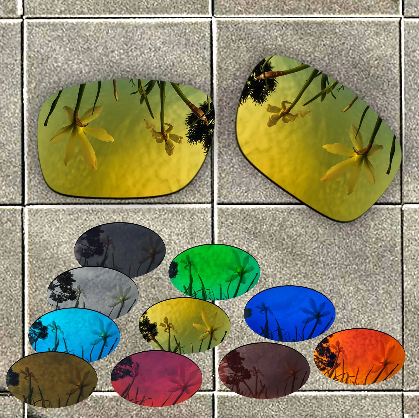 100% Precisely Cut Polarized Replacement Lenses for-Oakley Sliver XL OO9341 Sunglass -Varieties