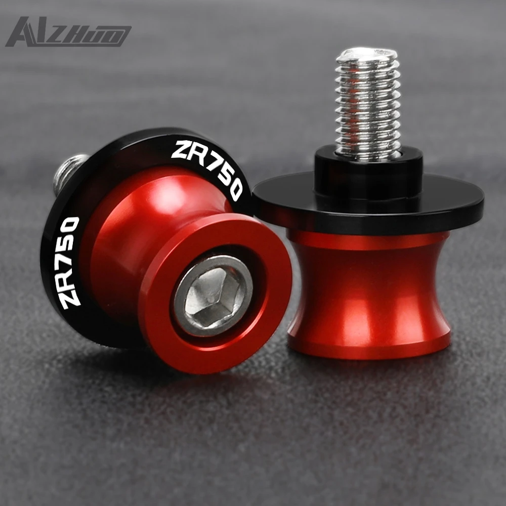 

ZR750 EPHYR Motorcycles Accessible For KAWASAKI ZR750 ZR 750 EPHYR 1991-1992 1993 8MM Swingarm Spools Rear Stand Screws Sliders