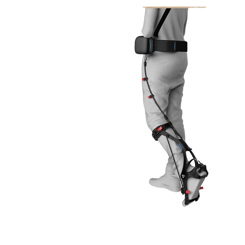 Muscle outer armor electric exoskeleton assist walker stroke hemiplegia lower limb rehabilitation training