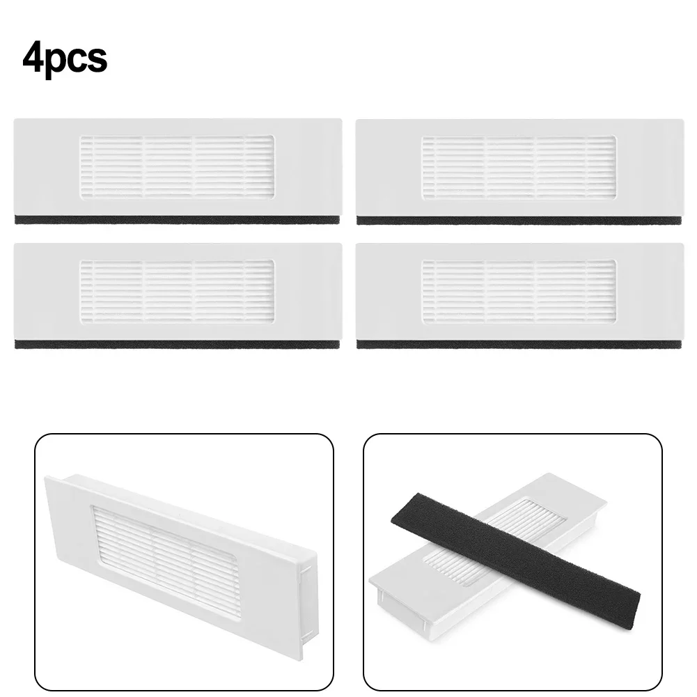 Filtros de piezas para Robot aspirador DEEBOOT N10 / N10 PLUS, filtro de alta eficiencia, accesorios de repuesto para aspiradora inalámbrica de mano, 4 Uds.