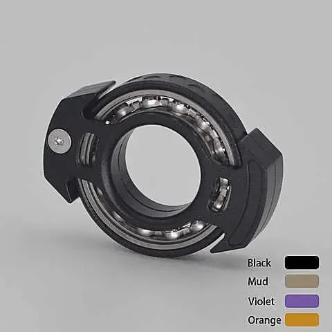 原子核マジックリングチップジャイロスコープ航空アルミ合金金属 EDC 大人の減圧指のおもちゃ