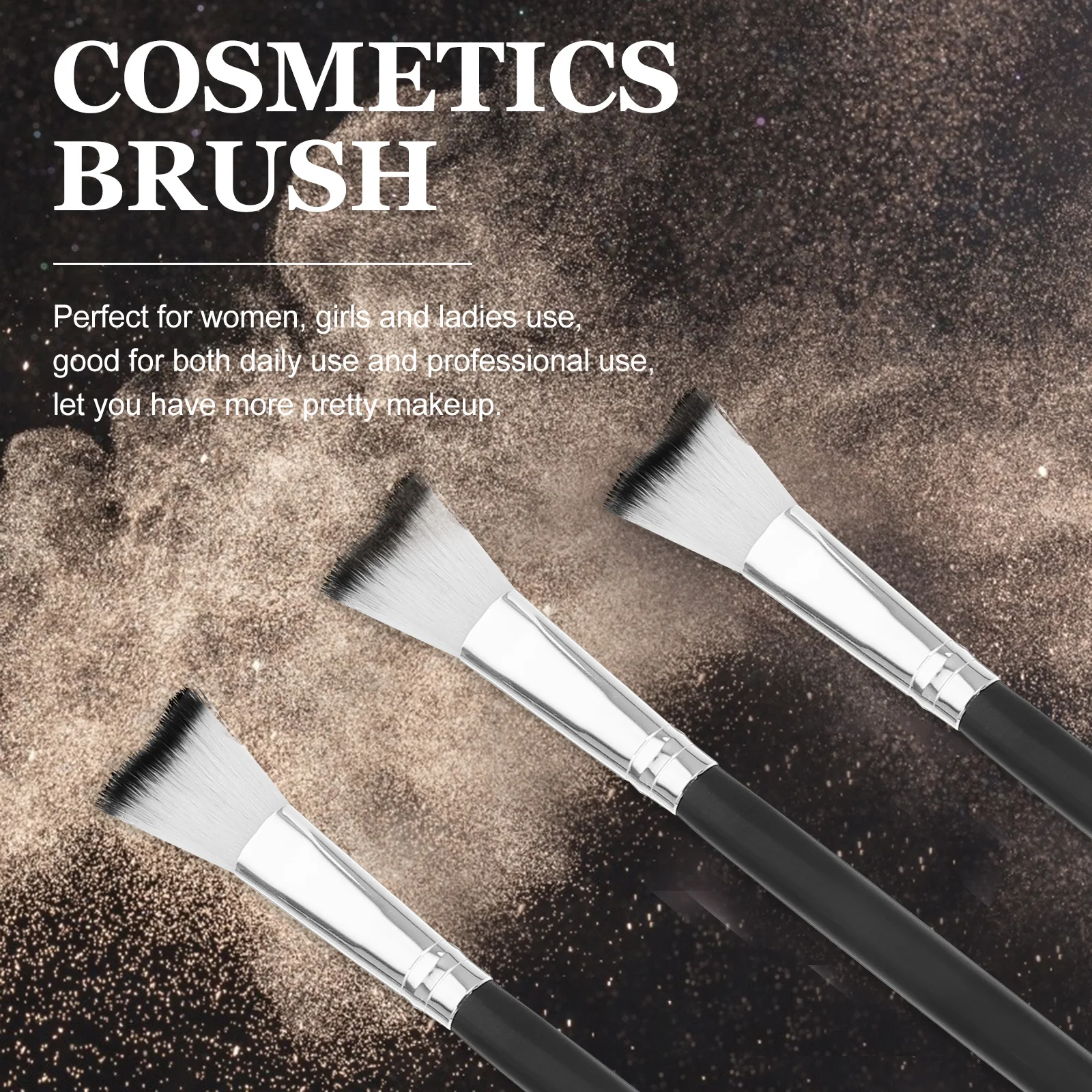 3 pezzi pennelli per trucco da donna pennello per contorno naso setole morbide e confortevoli strumento evidenziatore multifunzione per trucco del naso portatile