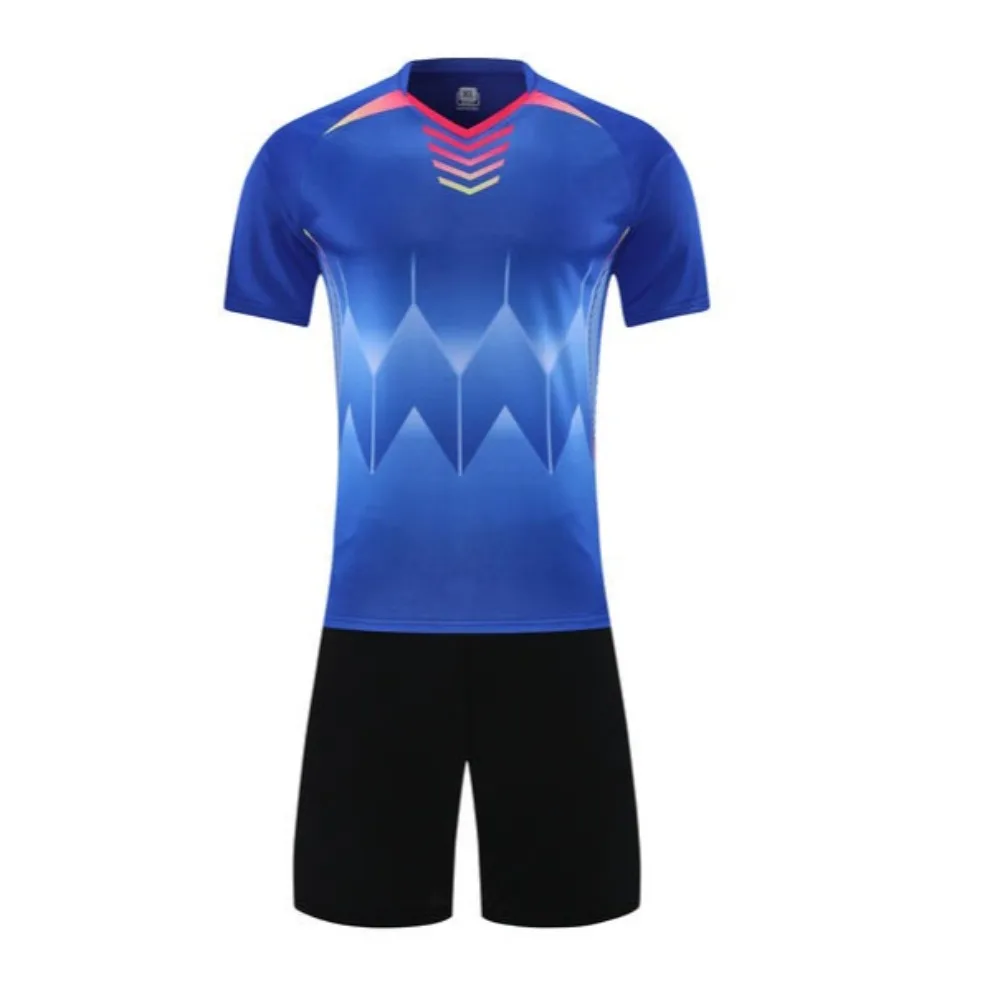 

Fanceey Football Jersey Tracksuit for Men Kids Soccer Sports Uniforms Kids Play Ball Sportswear Children's Soccer Uniform Set