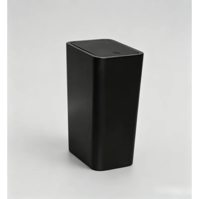 Press-Top Pop-Up Slim Mülleimer, One-Touch-Deckel Luftdichtes Geruchsdichtes Design, Großer Abfalleimer für Enge Räume zu Hause