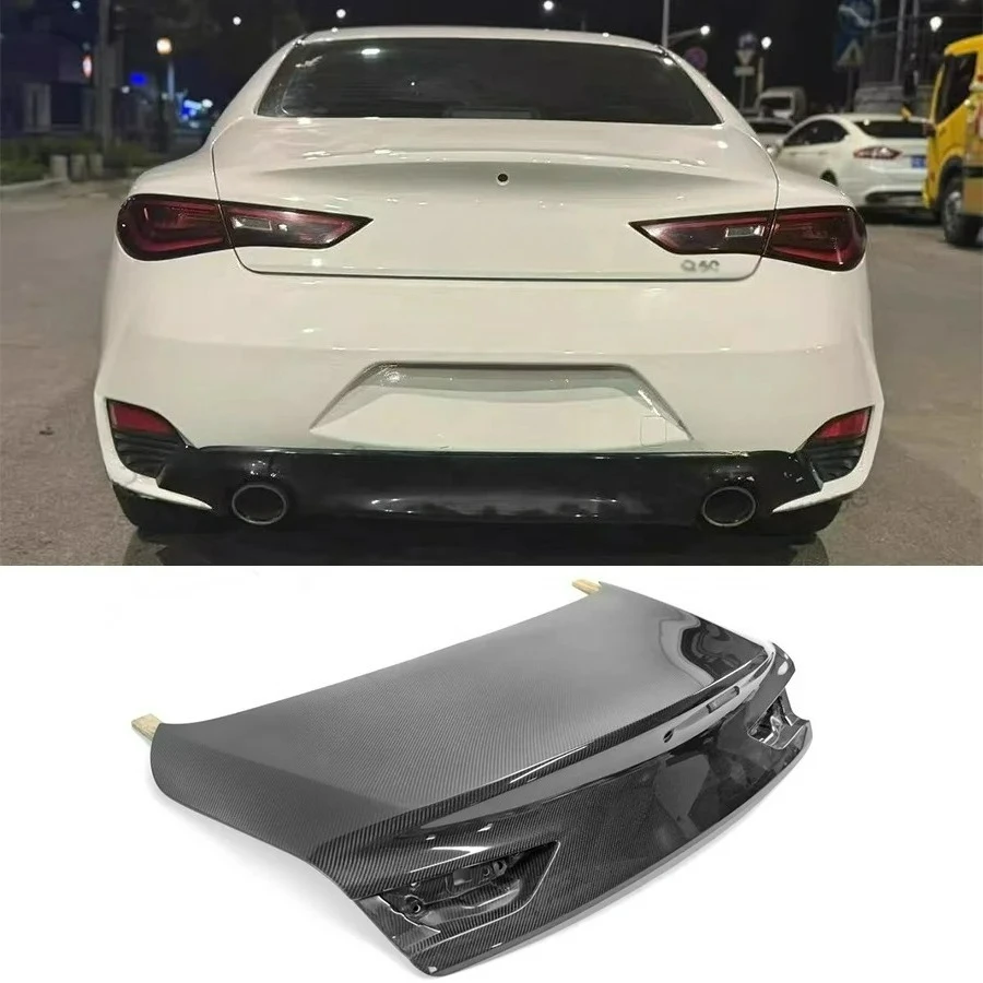

Factory Direct Sales for Q60 Q60S Coupe Carbon Fiber Rear Trunk Lid Body Kit