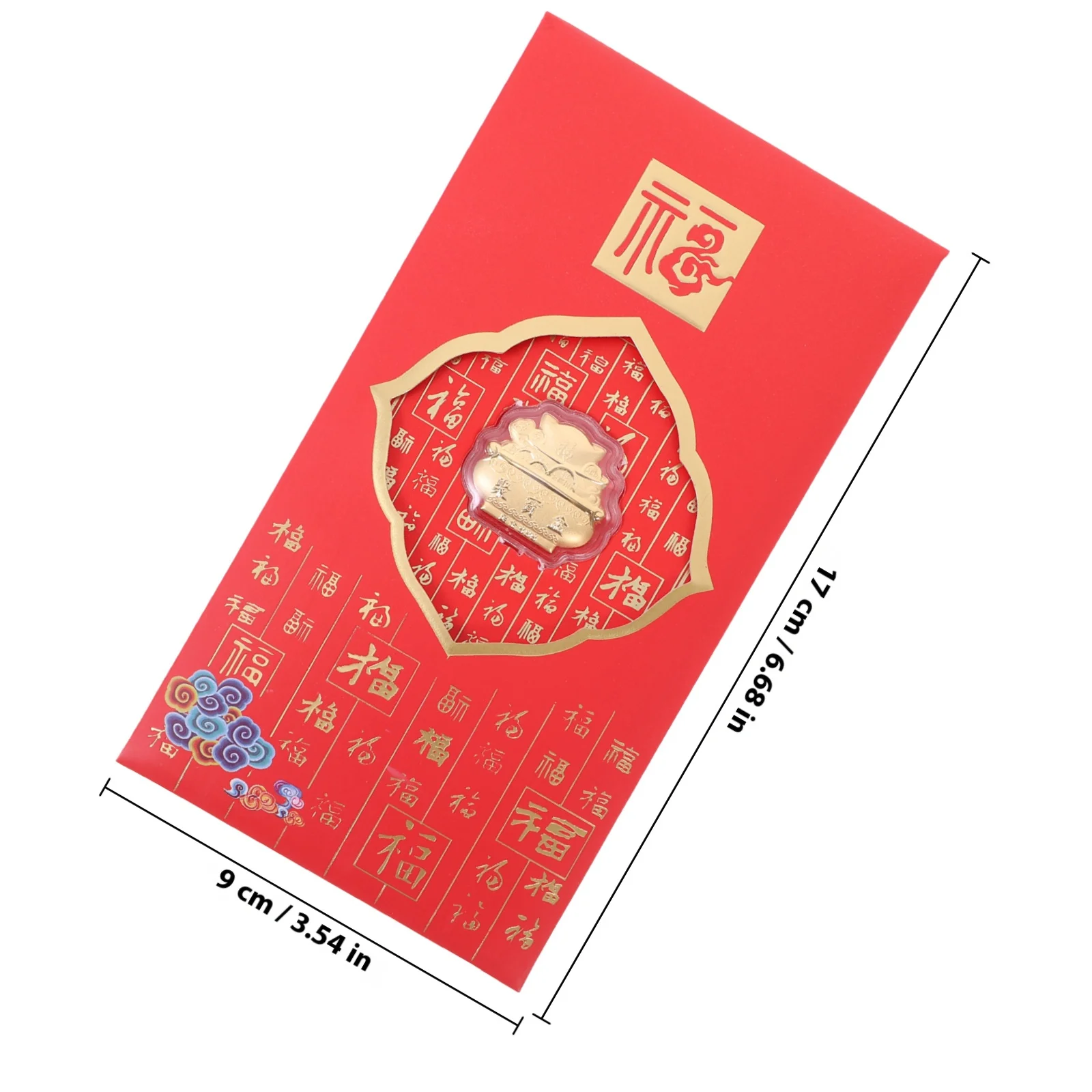 2 szt. Czerwona Koperta na Nowy Rok Chiński Rok Królika Koperta na Pieniądze Prezent na Święto Wiosny 2023 Czerwona Koperta na Szczęśliwe Pieniądze