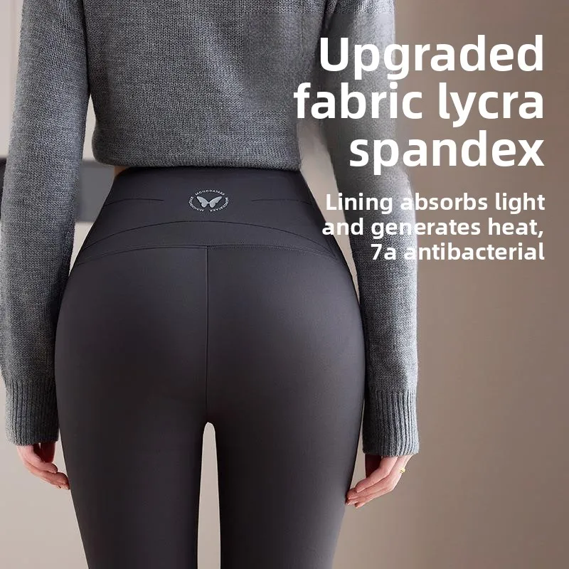 

Women's Thiened Outerwear Pants Nine-Piece Pants Winter Season Other 00 Material Base Layer Pants No Brand Registered Trad...