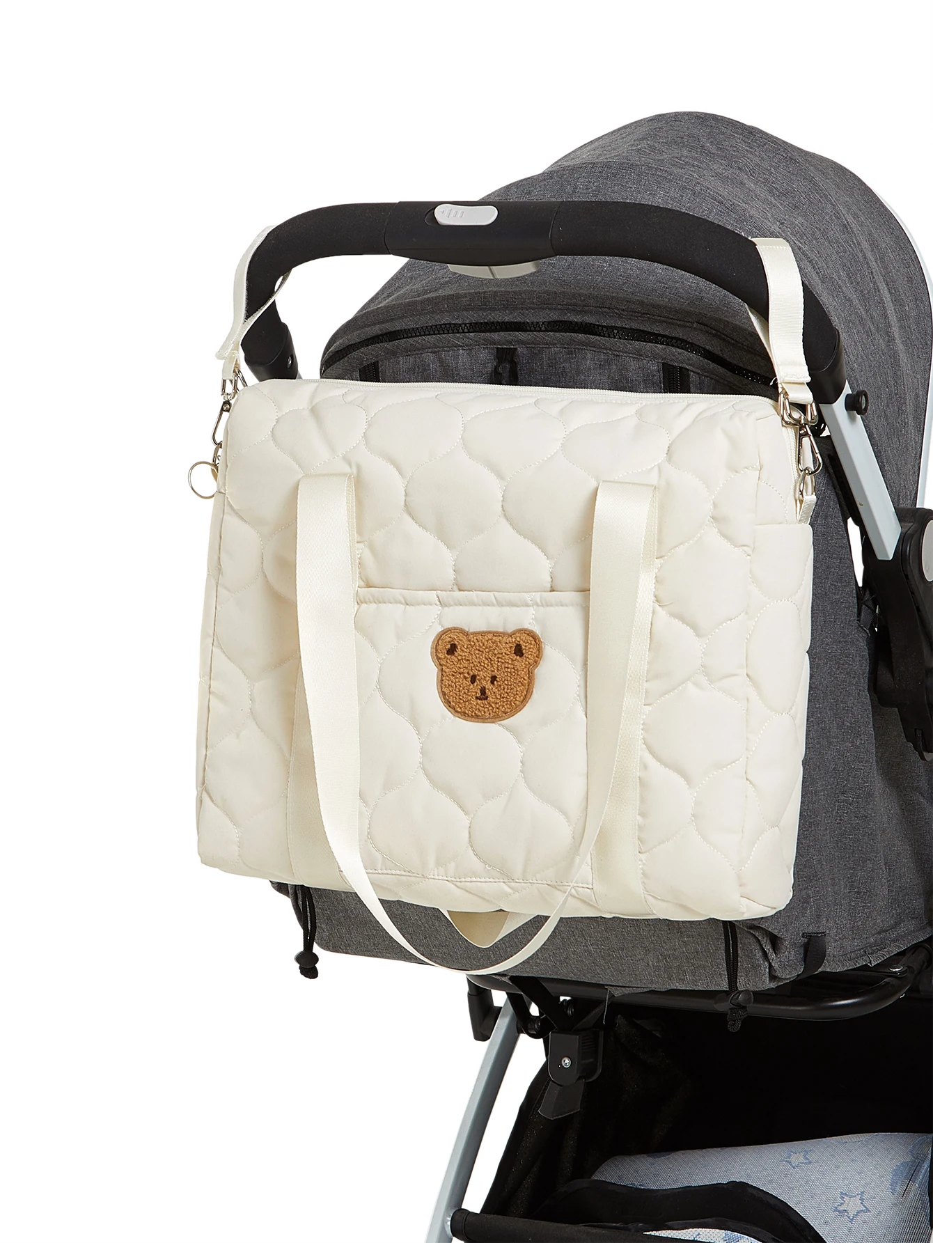 

1 piece of hand-held one-shoulder mommy storage bag, mother and baby bag, out baby stroller hanging bag
