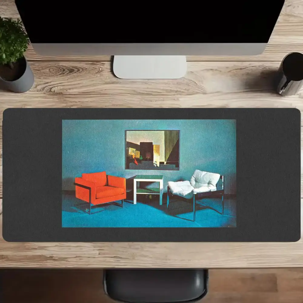 Vintage Space Chair Mousepad Pc Gaming Mouse Pads Desk Accessories Laptop Desk Mats Office Decor Mouse Carpet Rug Keyboard Mat