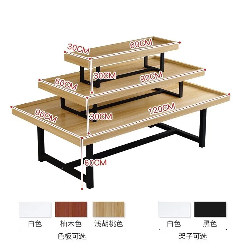

Supermarket shelves, Nakajima cabinets, supermarket promotion desks, cosmetics, shoes, display desks, stationery, stacki