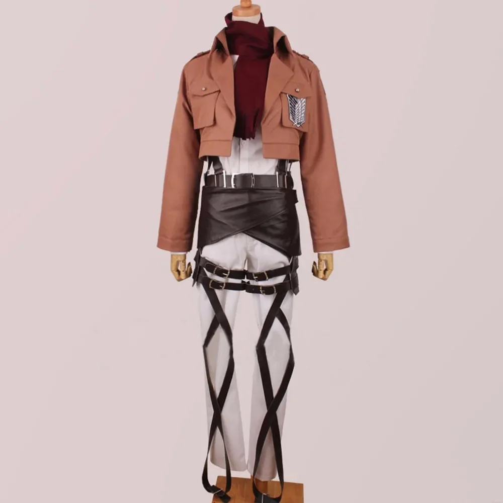 Attack on Titan Mikasa Ackerman Cosplay Costume Custom Made