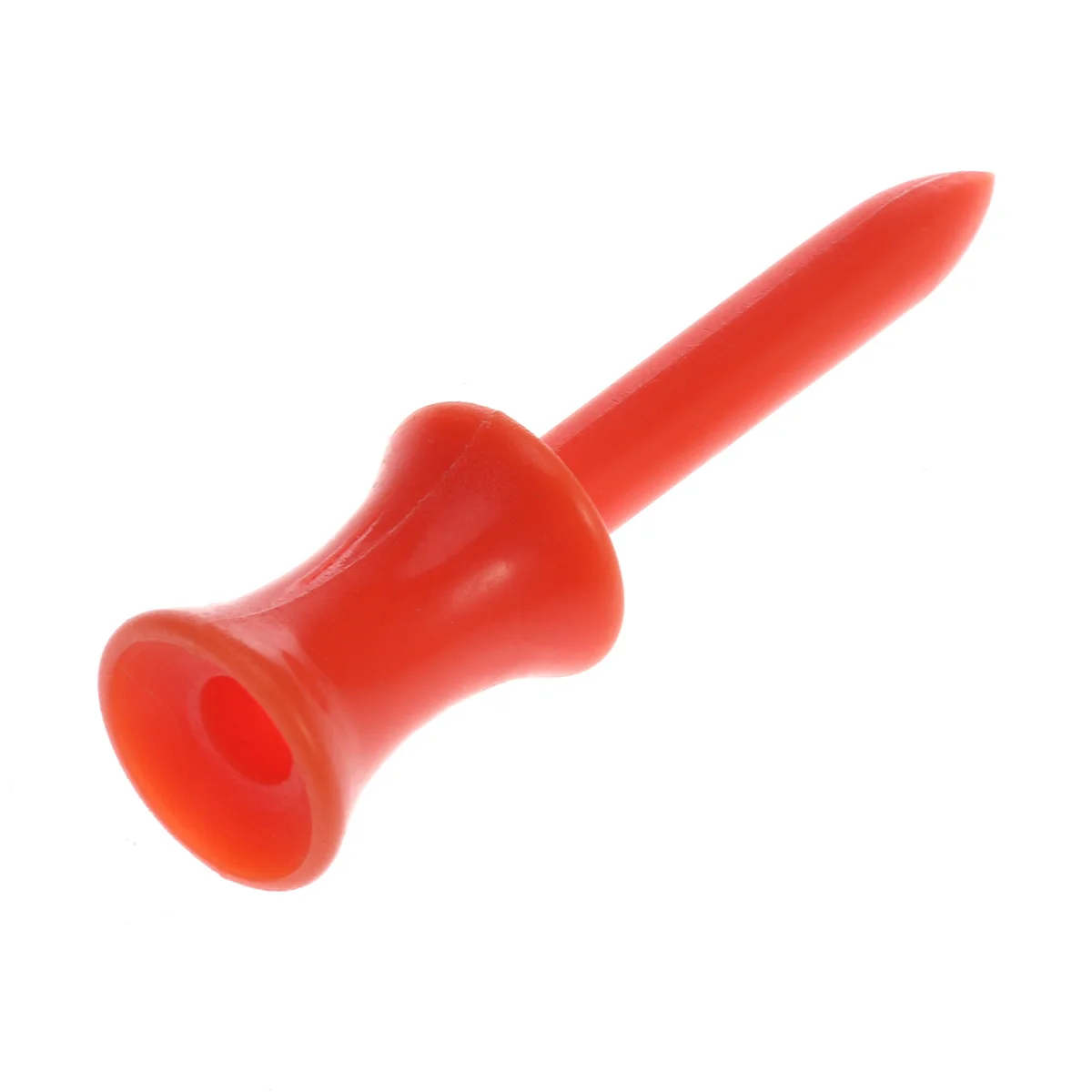 50 قطعة من ملحقات الجولف البلاستيكية خفيفة الوزن باللون البرتقالي بارتفاع 48 مم، ألوان زاهية، استخدام متسامن