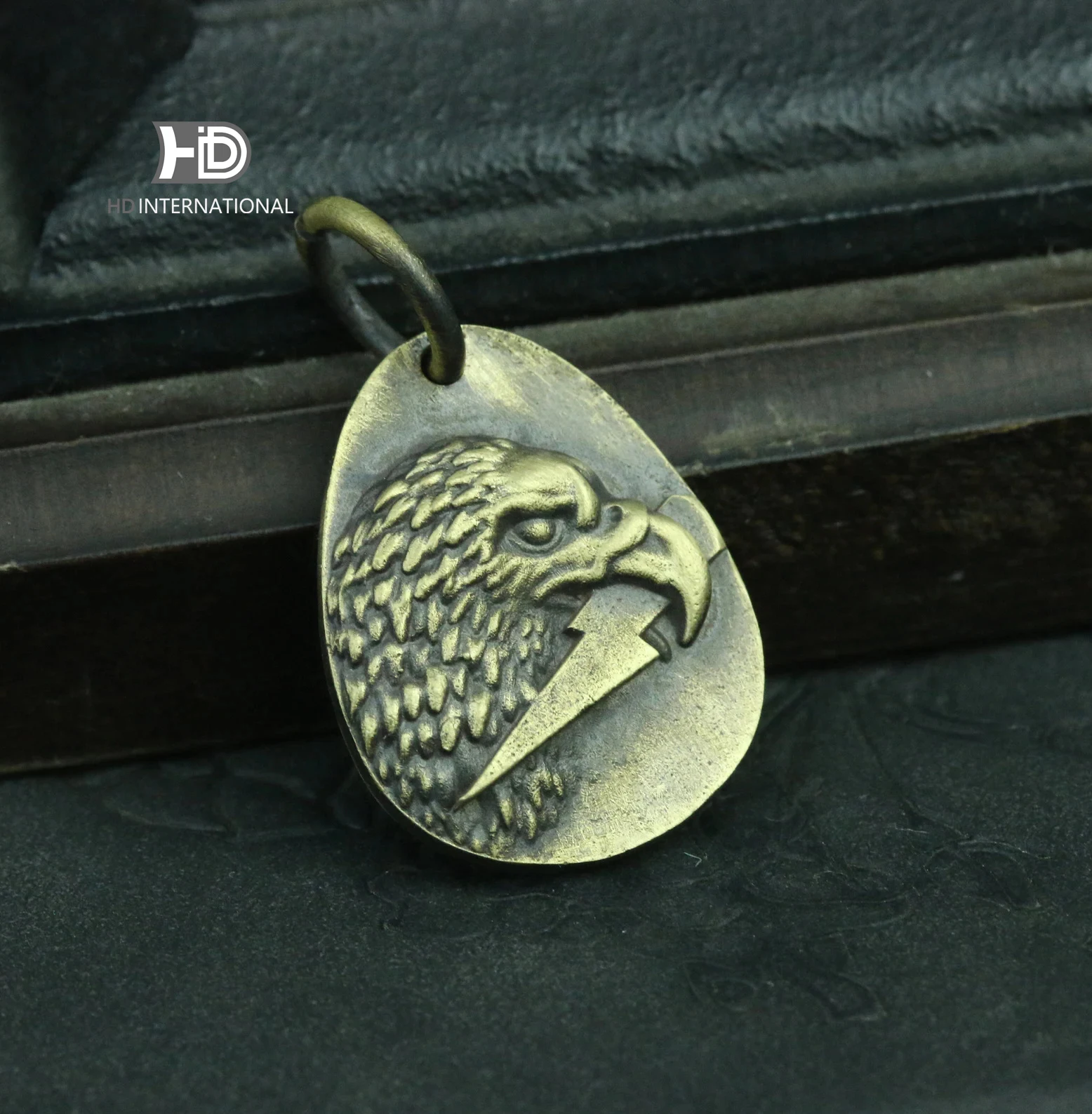 

Eagle Lightning 925 Silver Pendant Eagle Brass Men’s Jewelry