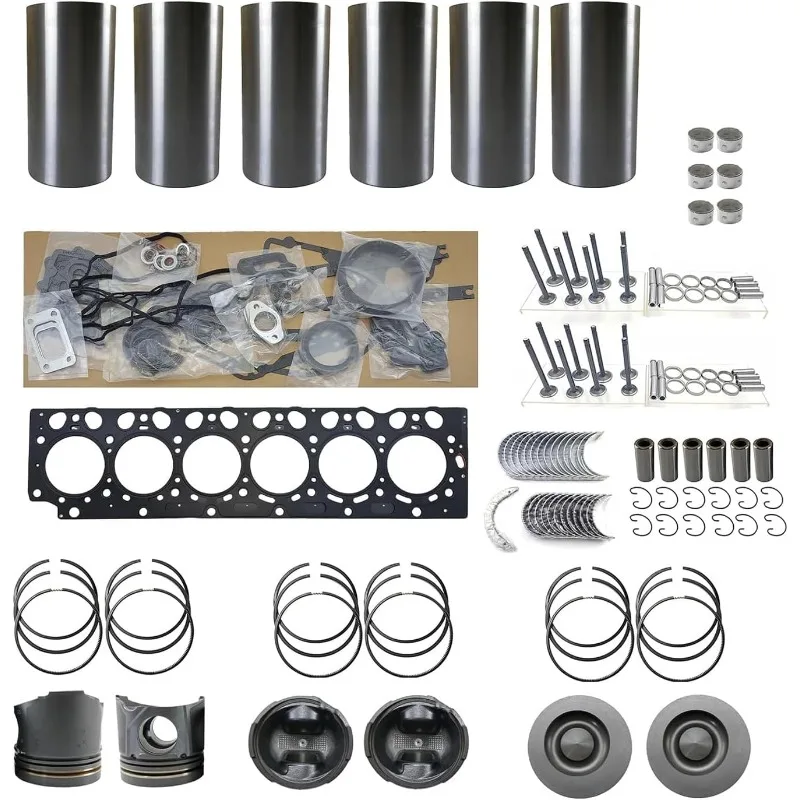 

L70E Overhaul Rebuild Kit for Volvo D6D L60E L90E EC160B EC180B EC210B EW160B D6D Wheel loader Excavator Engine