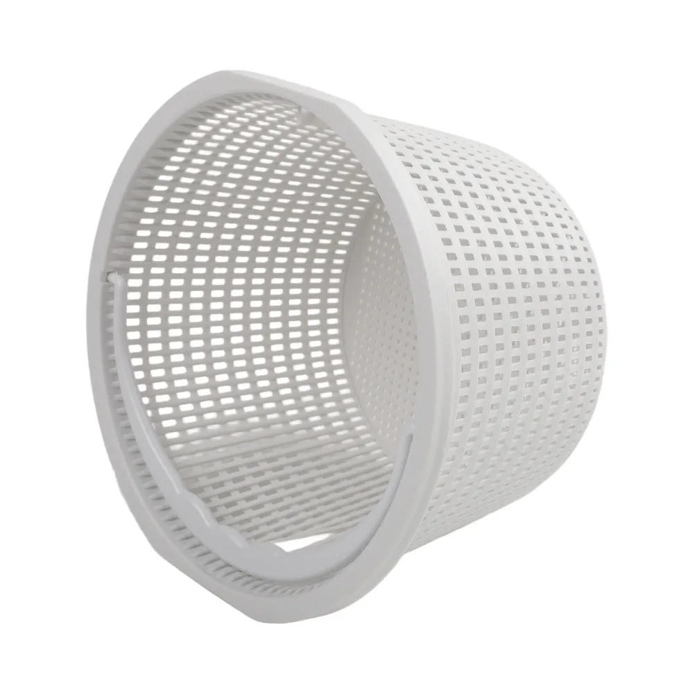 Large White 20.5cm Pool Skimmer Basket ABS Plastic Filter Net With Handle For Swimming Pool Debris Leaf Catcher Accessories