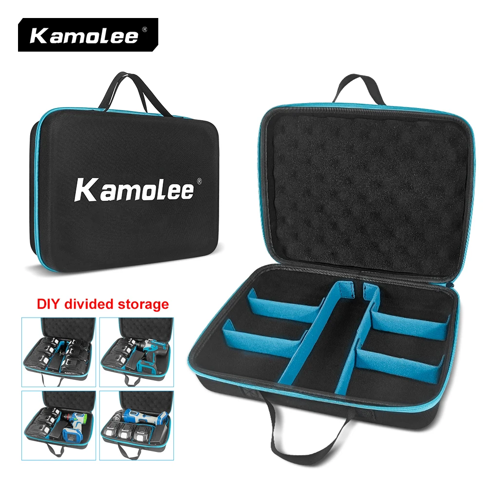 Kamolee multifunctional battery electric tool bag, durable, waterproof, electric drill wrench angle grinder tool bag