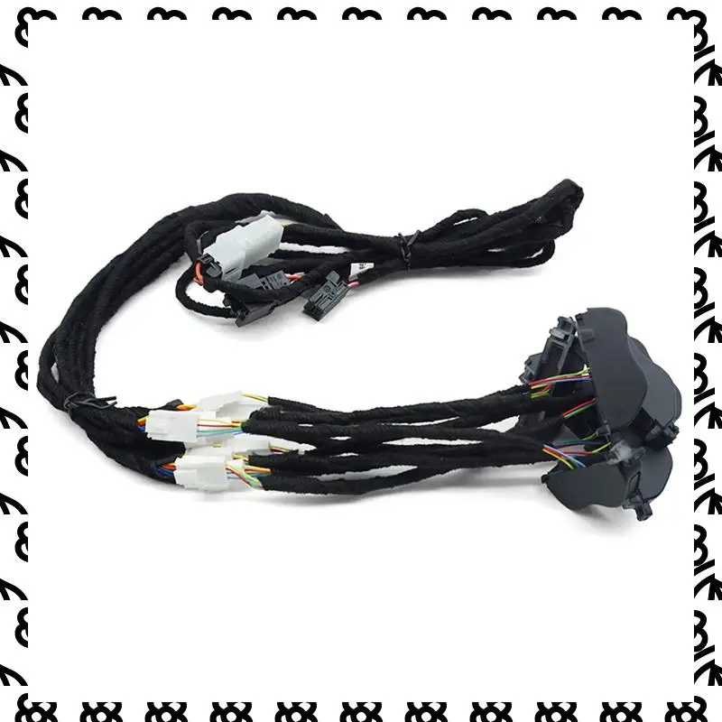A07I For 4KD862533 Front Cup Holder Assembly Water Cup Holder Multi-Color Ambient Light Wiring Harness For A6 C8 2019-23