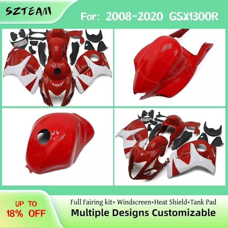 

Комплект обтекателей для мотоцикла GSX 1300R 2008-2020 (включая 2016, 2017, 2018, 2019, 2020) - Профессиональный комплект инжекционных обтекателей (панелей)