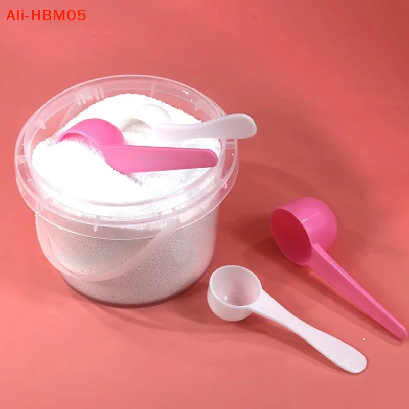 (HB05)15/30/120ml Plastic Measuring Coffee Scoop With Scale Baking Utensil Milk Powder Laboratory Liquid Spoon Kitchen Accessory