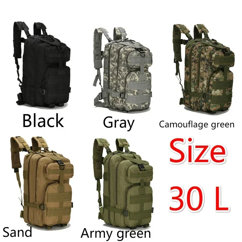 30L/50L 1000D Nylon Waterproof Backpack Outdoor Military Rucksacks Tactical Sports Camping Hiking Trekking Fishing Hunting Bag