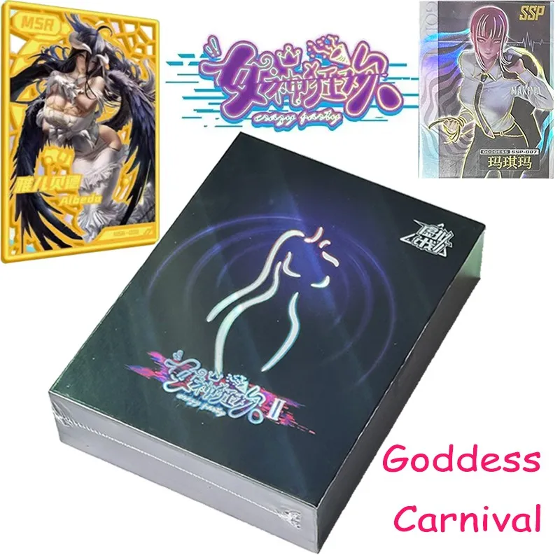 

New Goddess Story Collection Card Virtual Plan Goddess Carnival Booster Box Girl Swimsuit Bikini Tcg Game Card Children Toy Gift