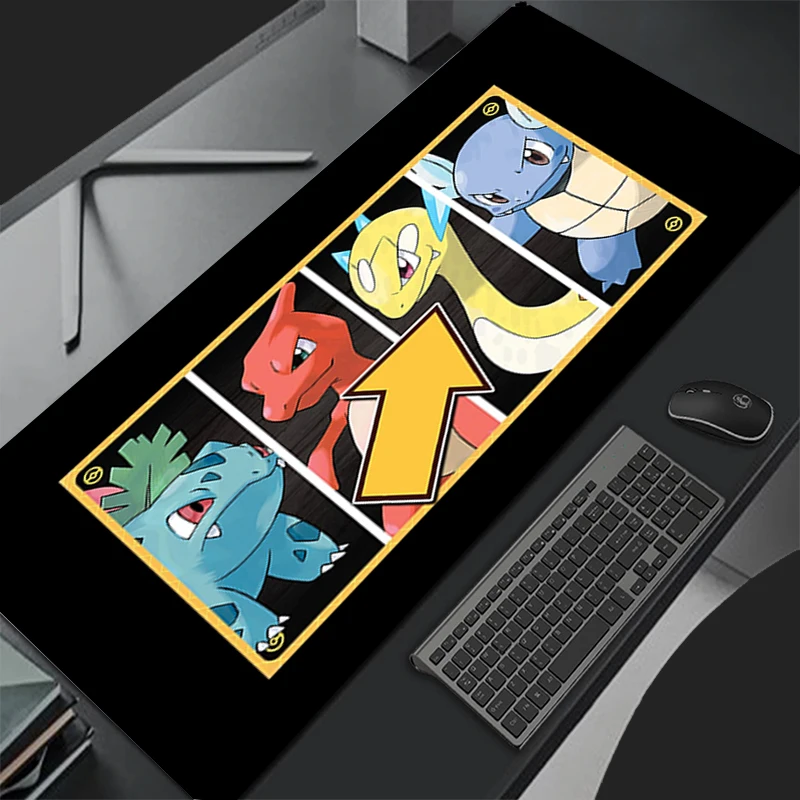 Rug Anime Pokemon Pikachu Kawaii XXL Mouse Pad Gamer Computer Mousepad Gaming Accessories Tablet Varmilo Keyboard Mausepad