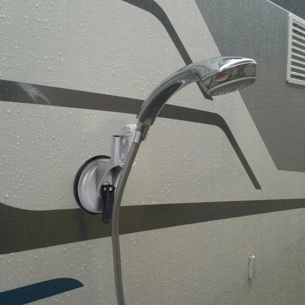 

1 шт., держатель для душа насадки для автофургона, уличная присоска, кронштейн для душа для каравана, дома на колесах, кемпера, фургона, аксессуары для автофургона