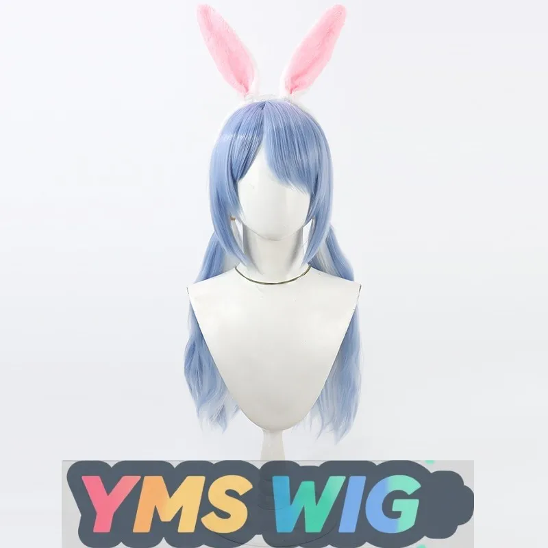 【YMS WIG】Parrucca cosplay virtuale VTuber Streamer Rabbit Field Peikura Costume da bagno stile orecchie divise