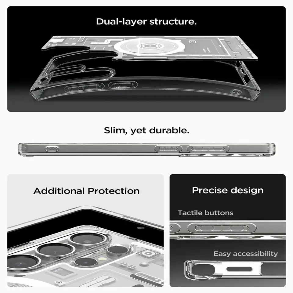 Spigen Ultra Hybrid Magfit Zero One Designs Magnetic Case For Samsung Galaxy S26 S25 Ultra S24 S23 S22 Plus For Magsafe Cover - 6