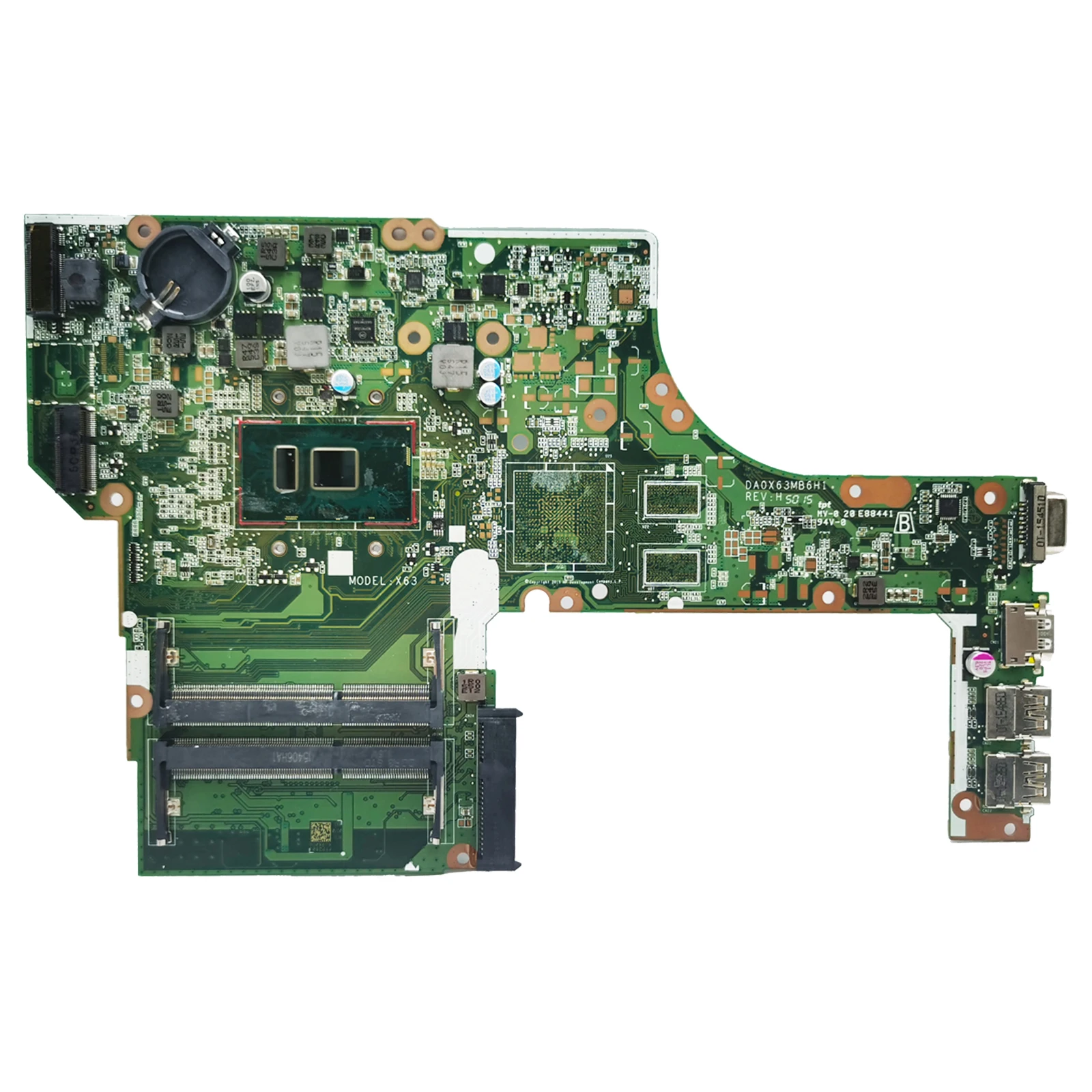 AKEMY DA0X63MB6H1 Para HP ProBook 450 G3 470 G3 Laptop Motherboard Com i3 i5 i7 6ª Geração CPU 830930-601 837802-601 830931-501