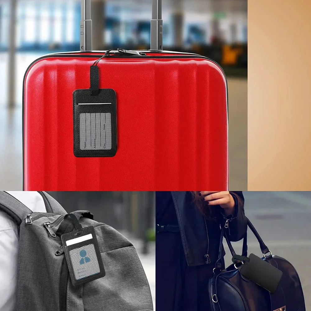 Pu personalisierte Gepäckanhänger Pass Mode Gepäck Boarding Bag trinkbare Reisezubehör Name Adresse Halter Maitresse Muster