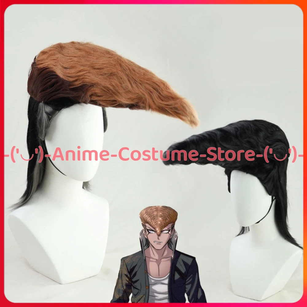 دانغانرونا 2 أوادا موندو رأس الطائرة شعر مستعار تأثيري أنيمي لعبة شخصية هالوين كرنفال زي حفلة الباروكات الشعر الاصطناعية #2