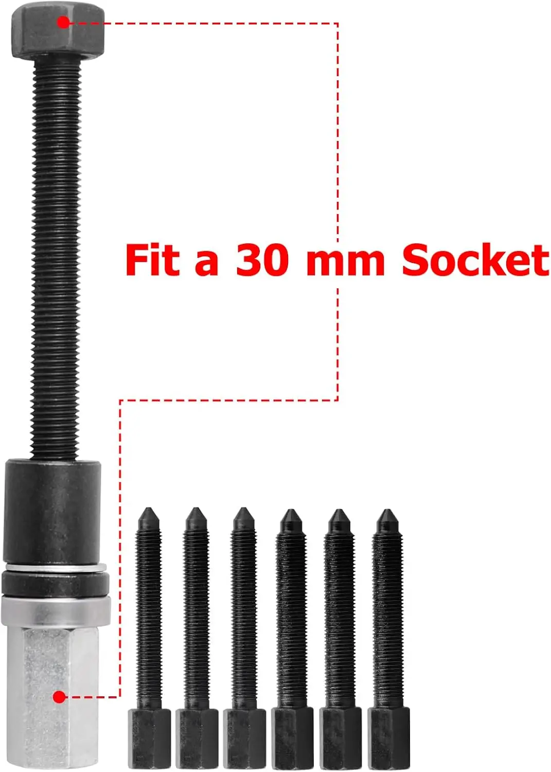 19 قطعة محرك العجلات الأمامية محمل إزالة خدمة التثبيت مجموعة أدوات FWD تحمل تثبيت مجموعة رئيسية مجموعة إزالة محمل العجلة #4